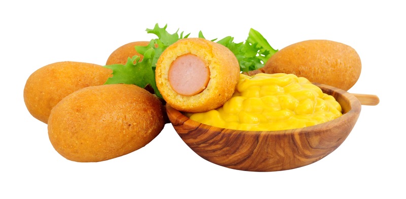 corn dog cottura